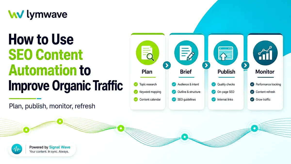 How to Use SEO Content Automation to Improve Organic Traffic featured image